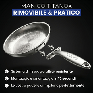 Ordena Titano — Padella 100% Titanio Puro
